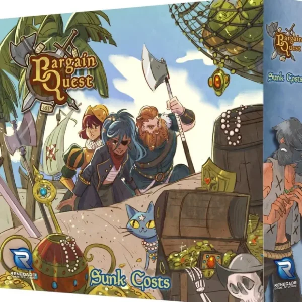 Outlet Bargain Quest: Sunk Costs Expansion RGS 02141 - Miniature Marvels: Airplane Models & Painted Dice Board Game