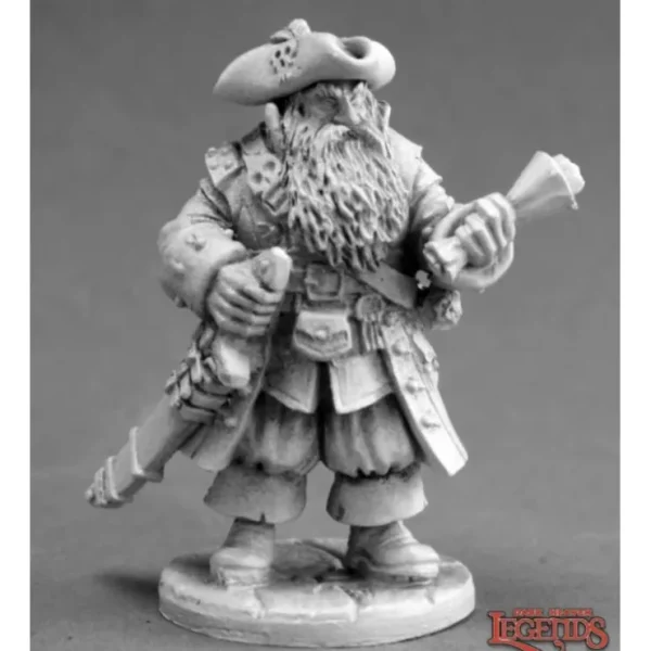 Shop Barnabus Frost, Pirate Captain: Dark Heaven Legends RPR 03646 - Miniature Marvels: Airplane Models & Painted Dice Miniature