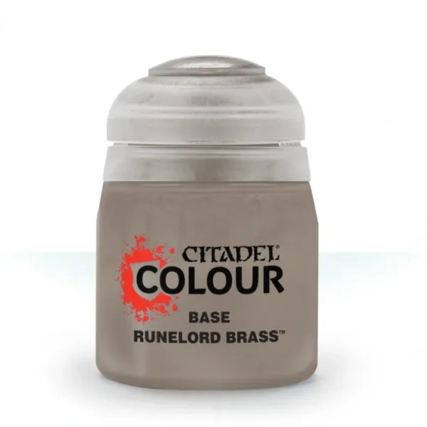 Fashion BASE: RUNELORD BRASS (12ML) - Miniature Marvels: Airplane Models & Painted Dice Paint