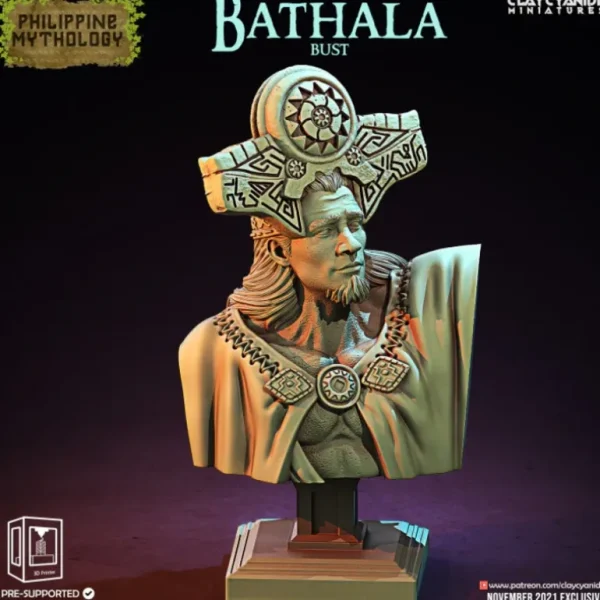 Bathala Bust - Miniature Marvels: Airplane Models & Painted Dice* Shop All