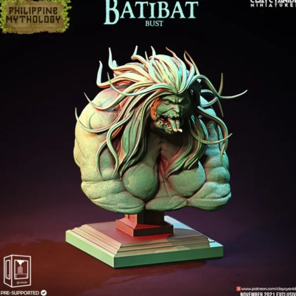 Batibat Bust - Miniature Marvels: Airplane Models & Painted Dice* Shop All