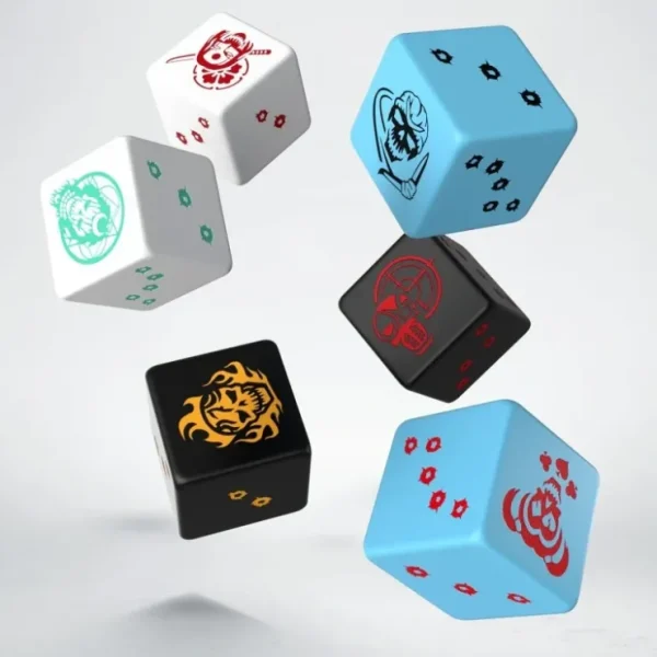 Best Batman Miniature Game - D6 Suicide Squad Set (6) QWS ACC0045 - Miniature Marvels: Airplane Models & Painted Dice Dice