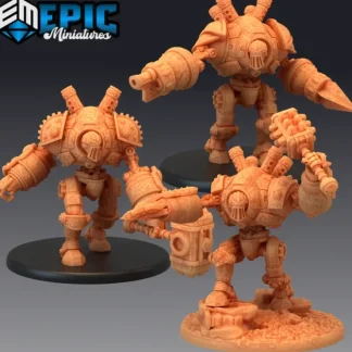 Hot Battle Armor Set - Miniature Marvels: Airplane Models & Painted Dice Miniature