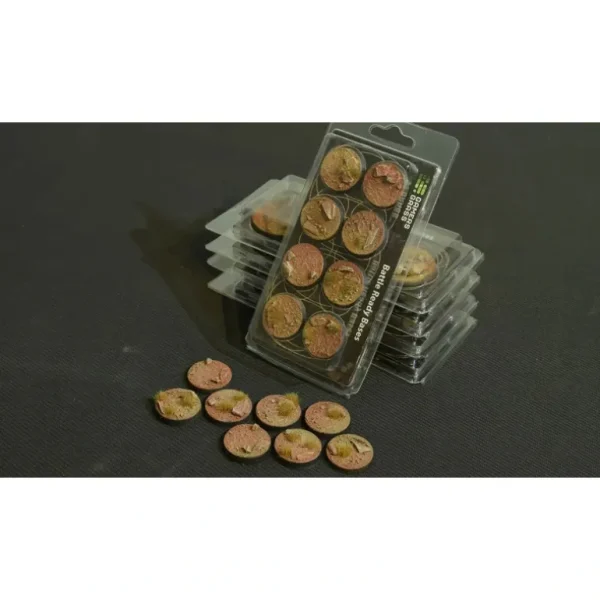 Battle Ready Bases - Badlands: Round 32mm (x8) LTG GSG-GGB-BLR32 - Miniature Marvels: Airplane Models & Painted Dice* Shop All