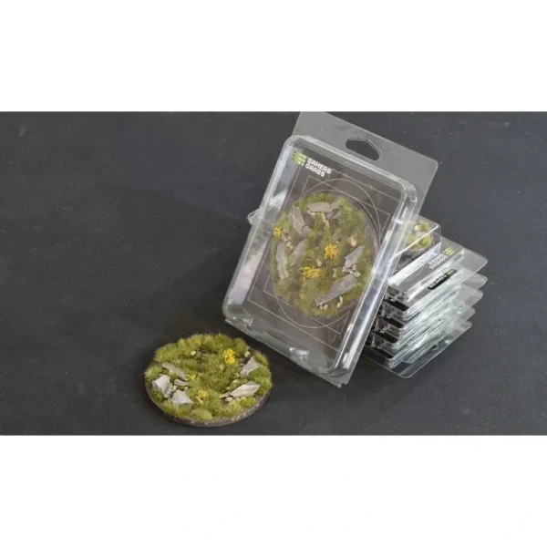 Battle Ready Bases - Highland: Round 100mm (x1) LTG GSG-GGB-HLR100 - Miniature Marvels: Airplane Models & Painted Dice* Shop All