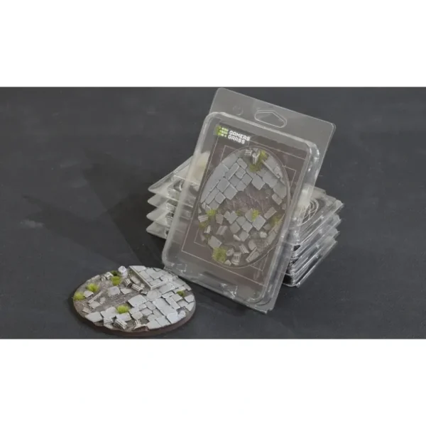 Battle Ready Bases - Temple: Oval 120mm (x1) LTG GSG-GGB-TO120 - Miniature Marvels: Airplane Models & Painted Dice* Shop All