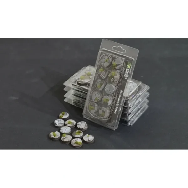 Battle Ready Bases - Temple: Round 25mm (x10) LTG GSG-GGB-TR25 - Miniature Marvels: Airplane Models & Painted Dice* Shop All