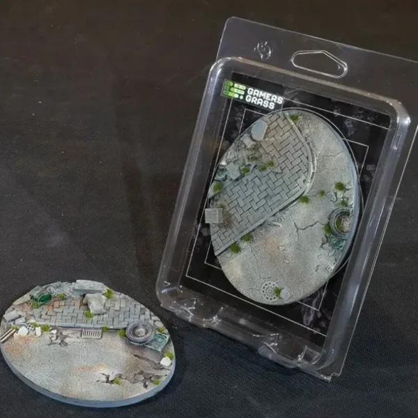 Battle Ready Bases - Urban Warfare: Oval 120mm (x1) LTG GSG-GGB-UWO120 - Miniature Marvels: Airplane Models & Painted Dice* Shop All