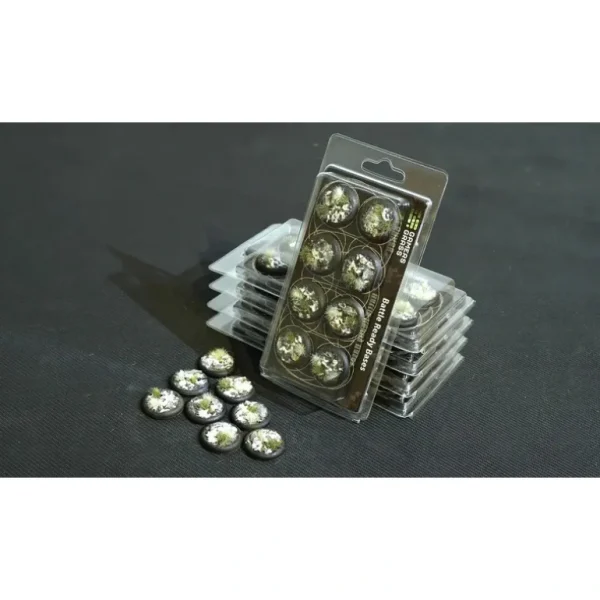 Battle Ready Bases - Winter: Round Lip 30mm (x8) LTG GSG-GGB-WRL30 - Miniature Marvels: Airplane Models & Painted Dice* Shop All