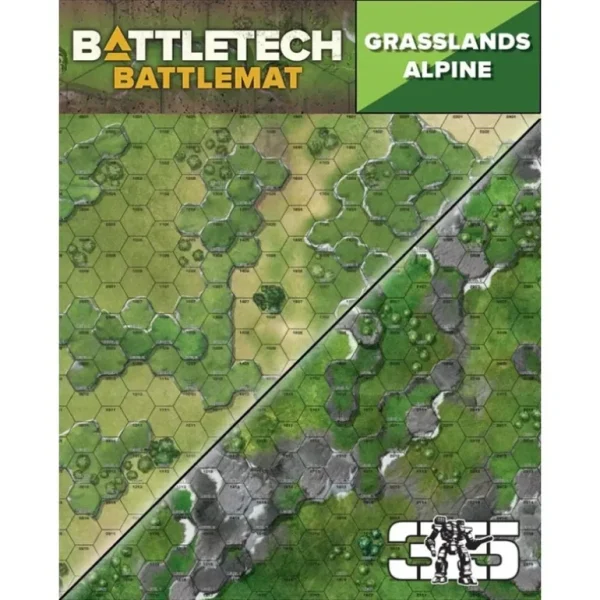 BattleTech: Battle Mat: Grasslands Alpine - Miniature Marvels: Airplane Models & Painted Dice* Shop All