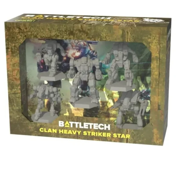 BattleTech Clan Heavy Striker Star - Miniature Marvels: Airplane Models & Painted Dice* Shop All