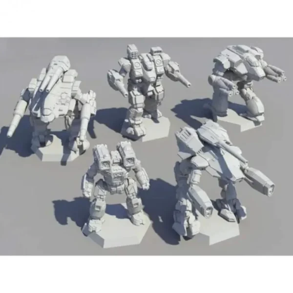 BATTLETECH Mini Force Pack: Clan Heavy Star - Miniature Marvels: Airplane Models & Painted Dice* Shop All