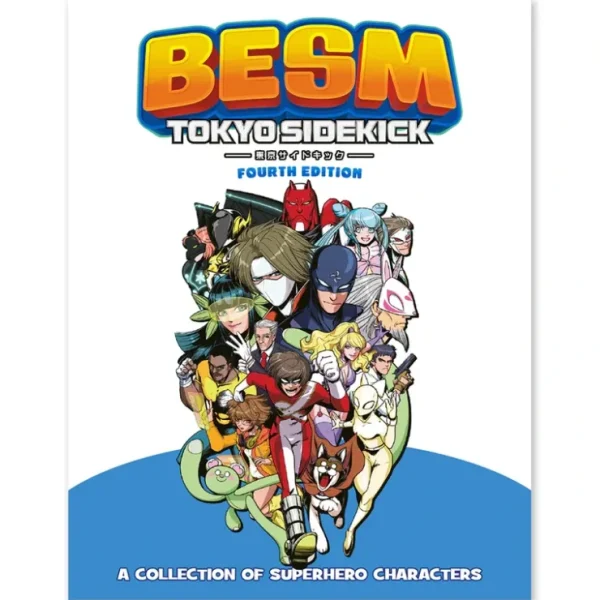 Online BESM (Big Eyes, Small Mouth) Tokyo Sidekick Supplement GGD JPG814 - Miniature Marvels: Airplane Models & Painted Dice Role-playing Game