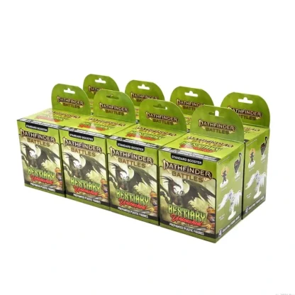 Online Bestiary Unleashed Booster Brick (Set 20): Pathfinder Battles WZK 97519 - Miniature Marvels: Airplane Models & Painted Dice Miniature