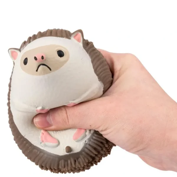 Hot BIG SQUISHY HEDGEHOG - Squish Squeezable Stress Cute Figure Toy - Archie McPhee - Miniature Marvels: Airplane Models & Painted Dice Egpull