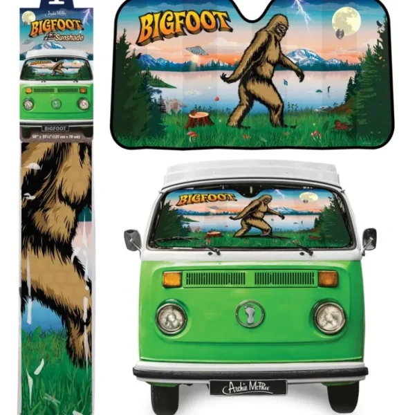 Sale Bigfoot Auto Sunshade - Hystericle Gag Gift - Archie McPhee - Miniature Marvels: Airplane Models & Painted Dice Egpull