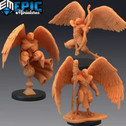 Online Birdfolk Falcons - Miniature Marvels: Airplane Models & Painted Dice Miniature