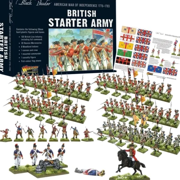 Black Powder - American War of Independence: British Army Starter Set - Miniature Marvels: Airplane Models & Painted Dice* Shop All