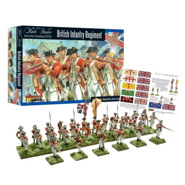 Black Powder - American War of Independence: British Infantry Regiment - Miniature Marvels: Airplane Models & Painted Dice* Shop All