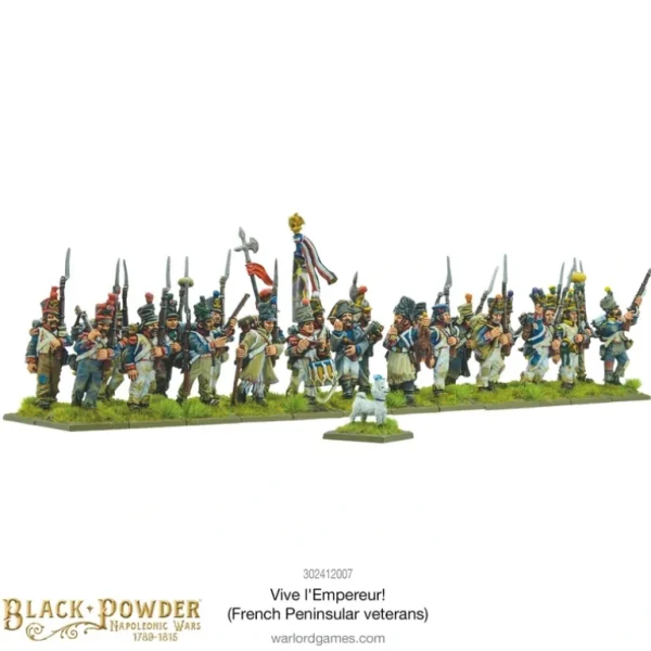 Black Powder - Napoleonic French: Vive L'Empereur! (French Peninsular Veterans) - Miniature Marvels: Airplane Models & Painted Dice* Shop All