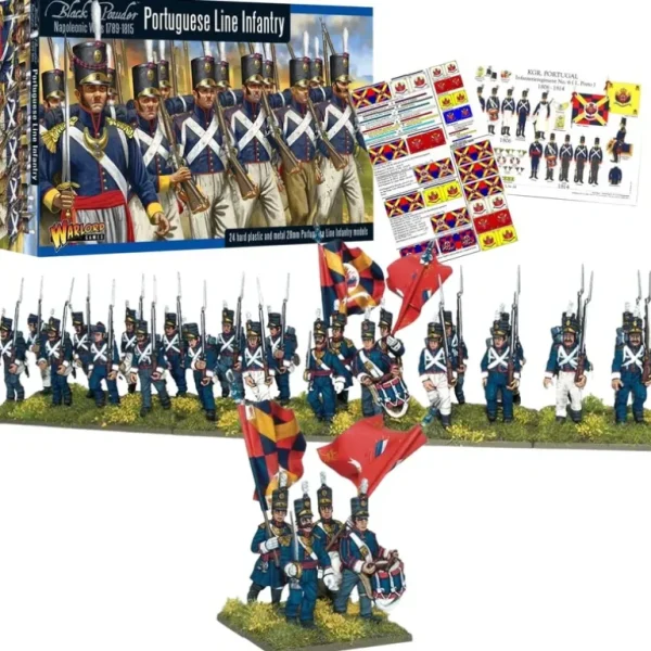 Black Powder - Napoleonic Portuguese: Portuguese Line Infantry - Miniature Marvels: Airplane Models & Painted Dice* Shop All