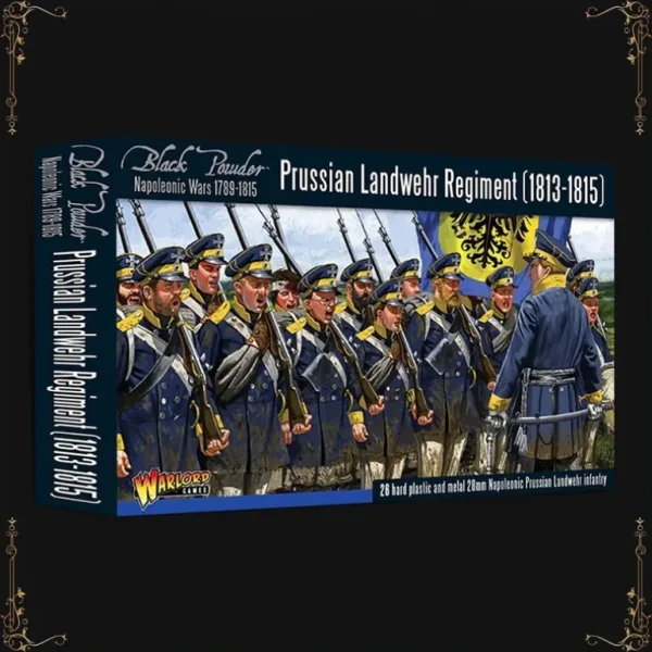 Black Powder - Napoleonic Prussians: Prussian Landwehr Regiment (1813-1815) - Miniature Marvels: Airplane Models & Painted Dice* Shop All