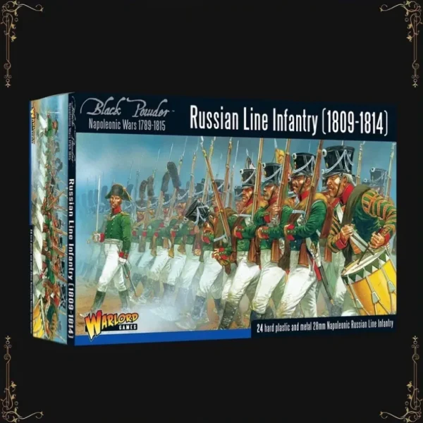 Black Powder - Napoleonic Russians: Russian Line Infantry (1809 - 1814) - Miniature Marvels: Airplane Models & Painted Dice* Shop All