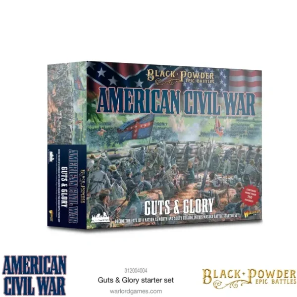 Black Powder Epic Battles - American Civil War: Guts & Glory Starter Set - Miniature Marvels: Airplane Models & Painted Dice* Shop All