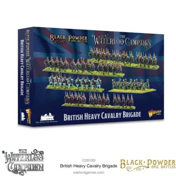 Black Powder Epic Battles - Waterloo: British Heavy Cavalry Brigade - Miniature Marvels: Airplane Models & Painted Dice* Shop All