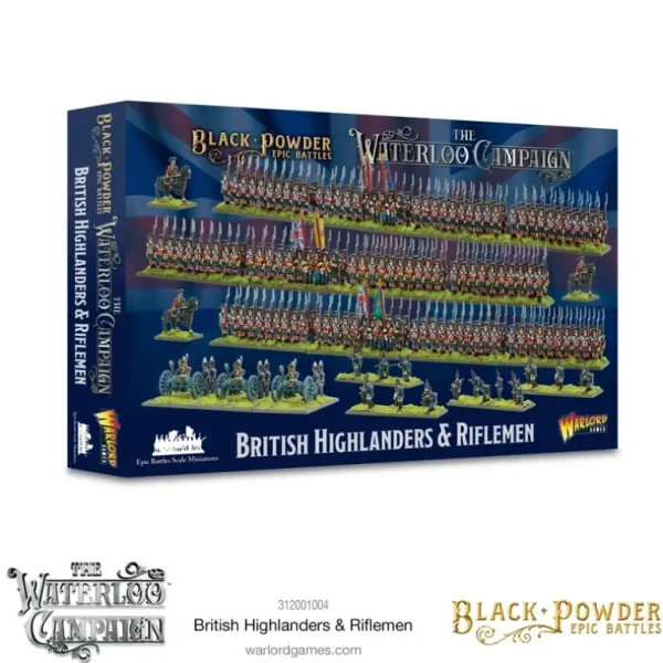 Black Powder Epic Battles - Waterloo: British Highlanders & Riflemen - Miniature Marvels: Airplane Models & Painted Dice* Shop All