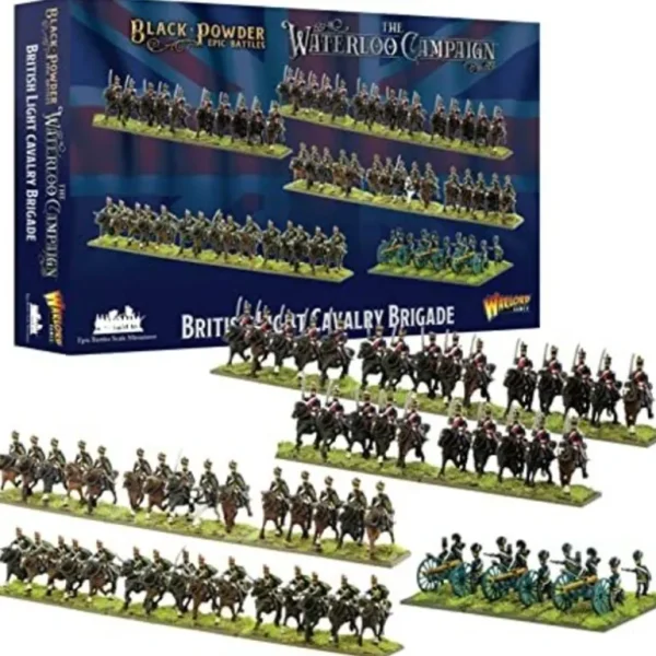 Black Powder Epic Battles - Waterloo: British Light Cavalry Brigade - Miniature Marvels: Airplane Models & Painted Dice* Shop All