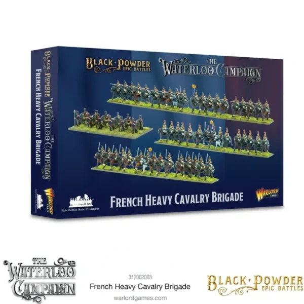 Black Powder Epic Battles - Waterloo: French Heavy Cavalry Brigade - Miniature Marvels: Airplane Models & Painted Dice* Shop All