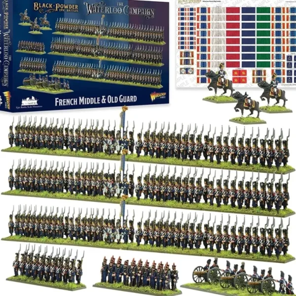 Black Powder Epic Battles - Waterloo: French Middle & Old Guard - Miniature Marvels: Airplane Models & Painted Dice* Shop All