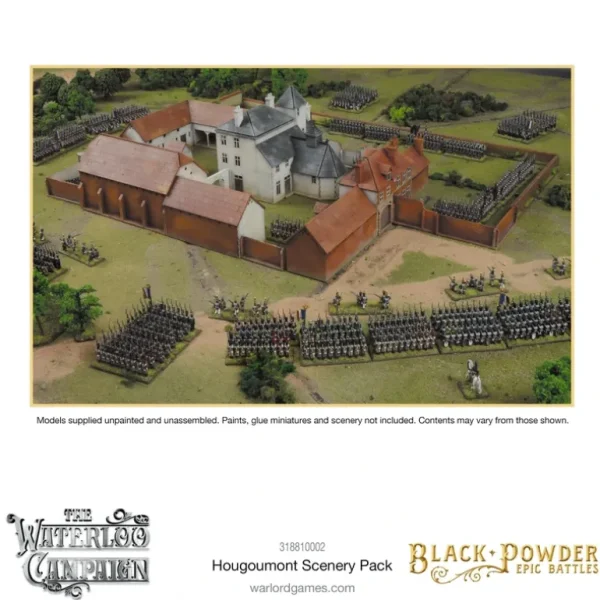 Black Powder Epic Battles - Waterloo: Hougoumont Scenery Pack - Miniature Marvels: Airplane Models & Painted Dice* Shop All