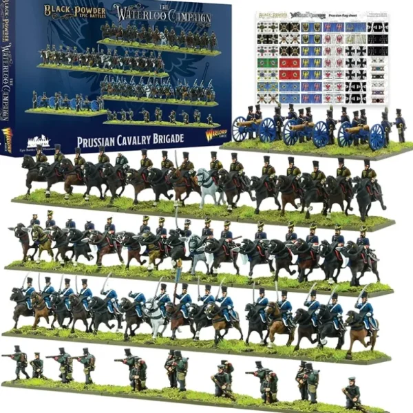 Black Powder Epic Battles - Waterloo: Prussian Cavalry Brigade - Miniature Marvels: Airplane Models & Painted Dice* Shop All