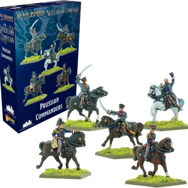 Black Powder Epic Battles - Waterloo: Prussian Commanders - Miniature Marvels: Airplane Models & Painted Dice* Shop All