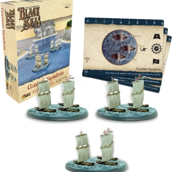 Black Seas - All Fleets: Gunboat Squadron (1770 - 1830) - Miniature Marvels: Airplane Models & Painted Dice* Shop All
