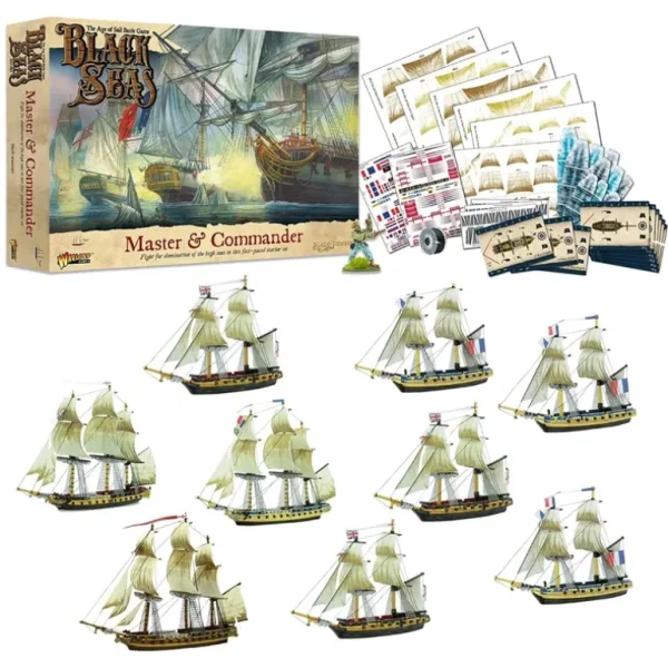Black Seas - Master & Commander Starter Set - Miniature Marvels: Airplane Models & Painted Dice* Shop All
