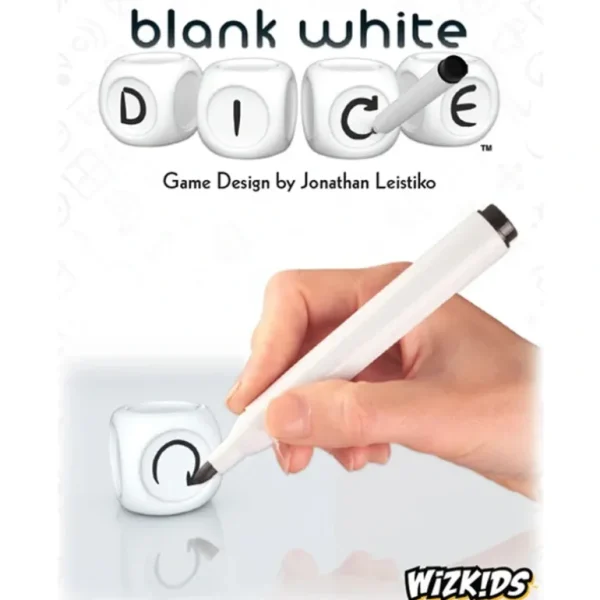 Blank White Dice Game: Board Games - Boxed Dice Games WZK 72735 - Miniature Marvels: Airplane Models & Painted Dice* Shop All