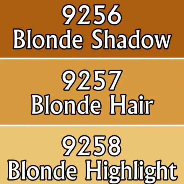 New Blonde Hair Triad: MSP Triads RPR 09786 - Miniature Marvels: Airplane Models & Painted Dice Paint