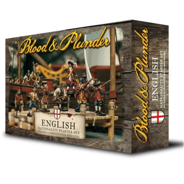 Blood & Plunder: English Nationality Stater Set FGD 0012 - Miniature Marvels: Airplane Models & Painted Dice* Shop All