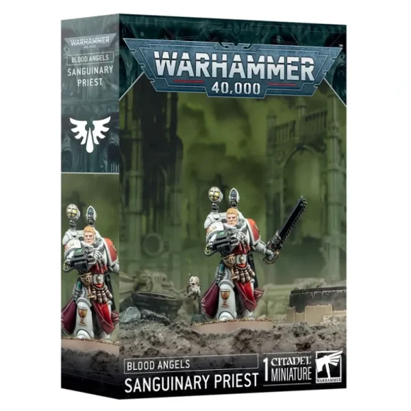 BLOOD ANGELS: SANGUINARY PRIEST - Miniature Marvels: Airplane Models & Painted Dice* Shop All
