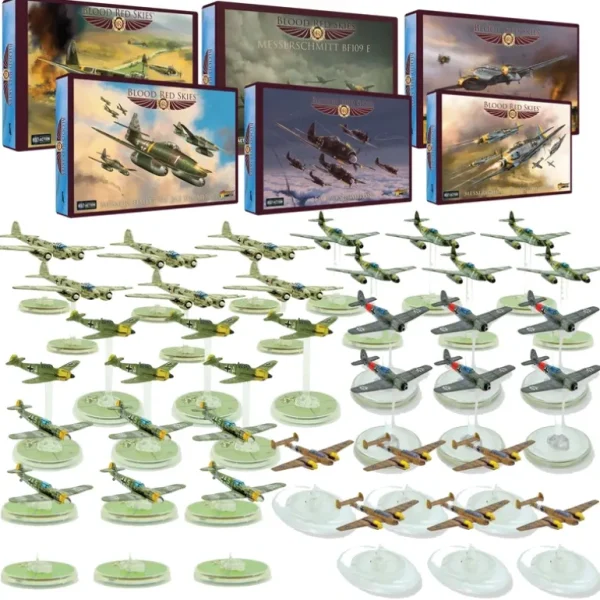 Blood Red Skies - Luftwaffe Bundle - Miniature Marvels: Airplane Models & Painted Dice* Shop All