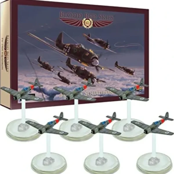 Blood Red Skies - Luftwaffe: Fw 190 Squadron - Miniature Marvels: Airplane Models & Painted Dice* Shop All