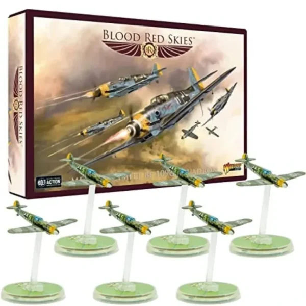 Blood Red Skies - Luftwaffe: Messerschmitt Bf 109G Squadron - Miniature Marvels: Airplane Models & Painted Dice* Shop All