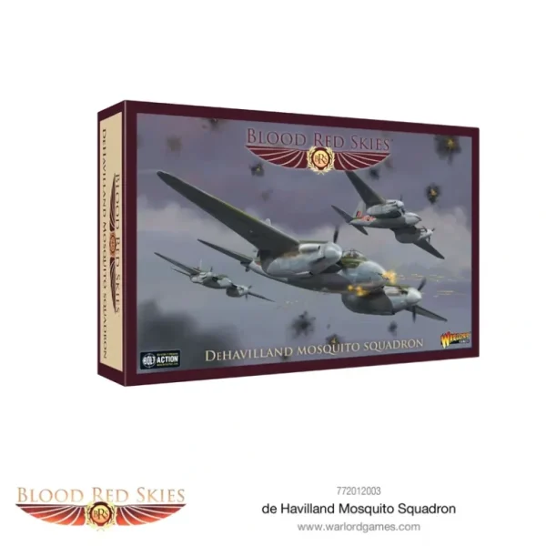 Blood Red Skies - Royal Air Force: DeHavilland Mosquito Squadron - Miniature Marvels: Airplane Models & Painted Dice* Shop All