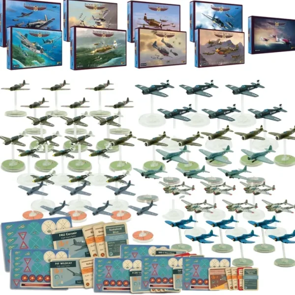 Blood Red Skies - US Air Force Bundle - Miniature Marvels: Airplane Models & Painted Dice* Shop All