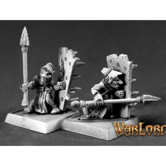 Hot Bloodstone Gnome Pulgers (9): Warlord RPR 06201 - Miniature Marvels: Airplane Models & Painted Dice Miniature