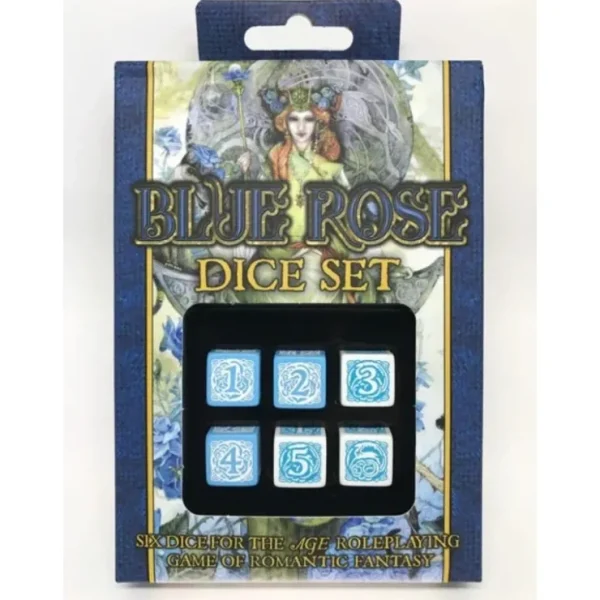 Clearance Blue Rose Dice Set GRR 6504 - Miniature Marvels: Airplane Models & Painted Dice Dice