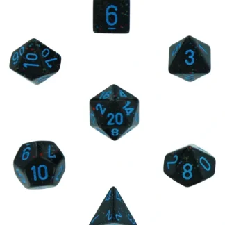 Flash Sale Blue Stars: Speckled Polyhedral Dice Set (7's) CHX 25338 - Miniature Marvels: Airplane Models & Painted Dice Dice